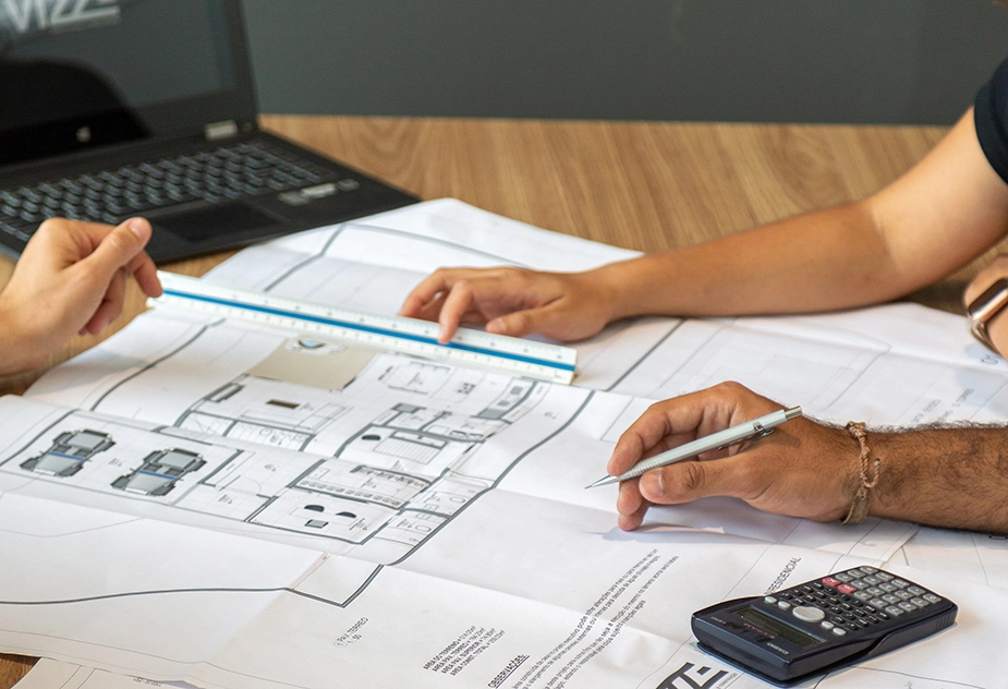 デザイナーとの打合せ